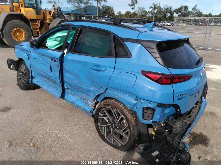 2022 HYUNDAI KONA N LINE VIN: KM8K33A34NU794376