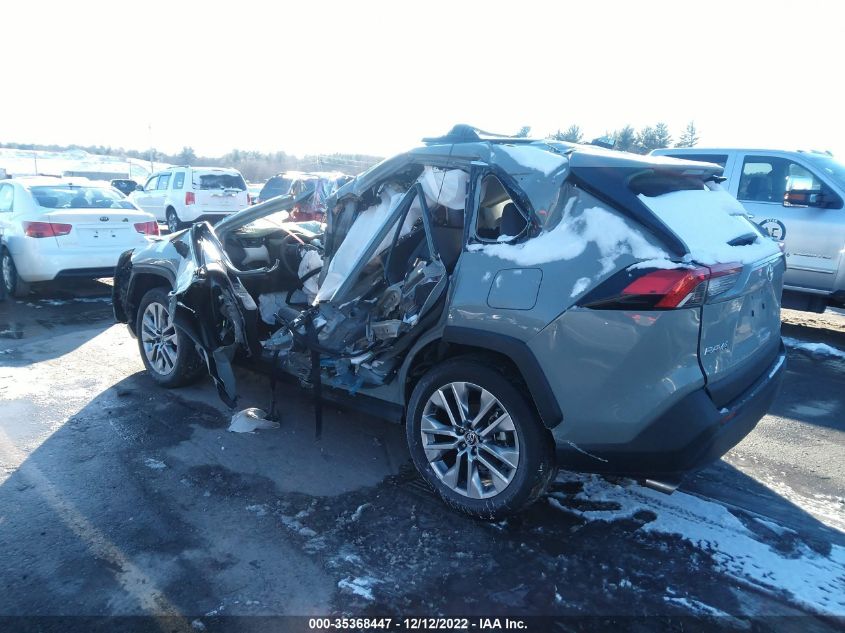 2022 TOYOTA RAV4 XLE PREMIUM VIN: 2T3A1RFV4NW267623