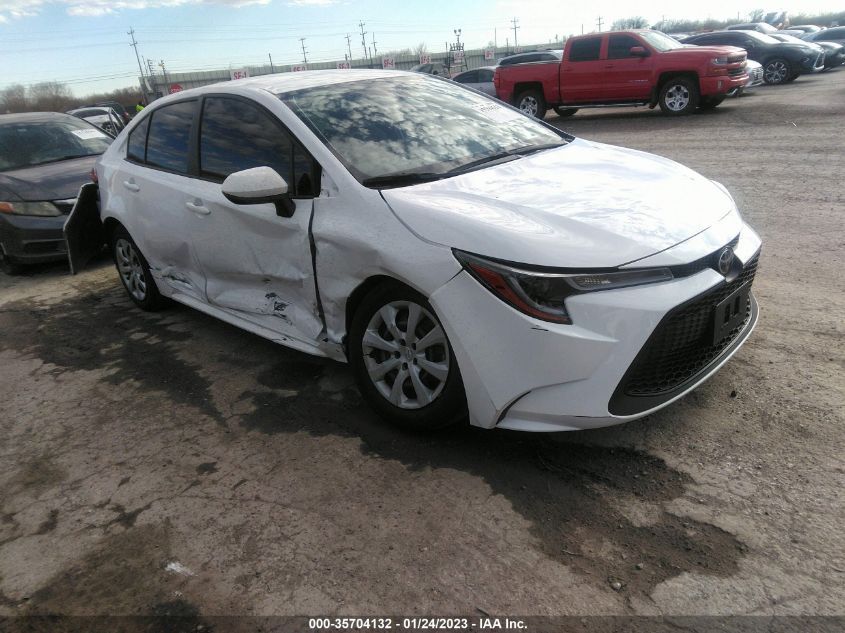 2022 TOYOTA COROLLA LE VIN: JTDEPMAE8N3025267