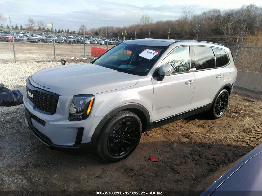 2022 KIA TELLURIDE EX VIN: 5XYP3DHC0NG279706