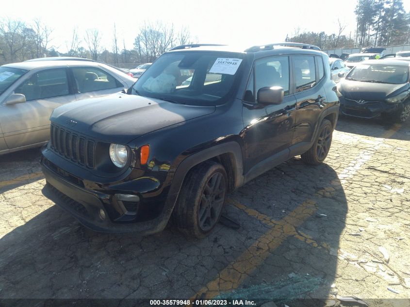 2021 JEEP RENEGADE LATITUDE VIN: ZACNJCBB2MPM77206