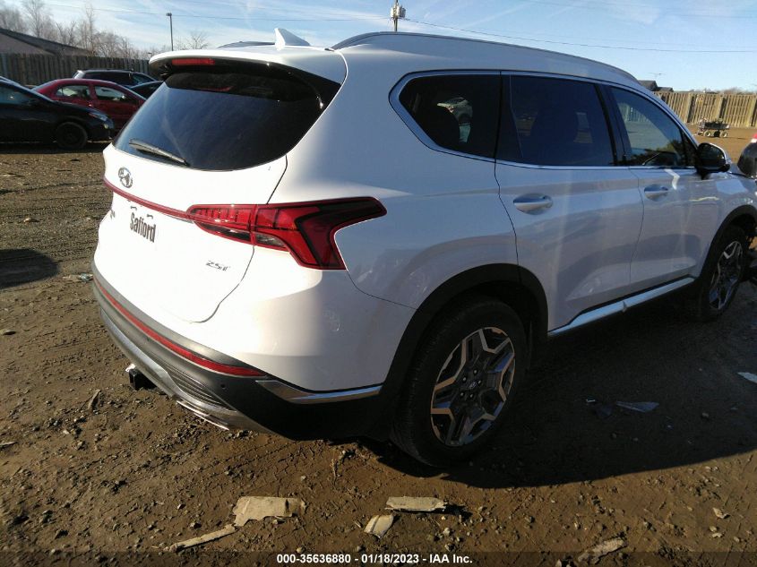 2022 HYUNDAI SANTA FE LIMITED VIN: 5NMS44AL1NH450258