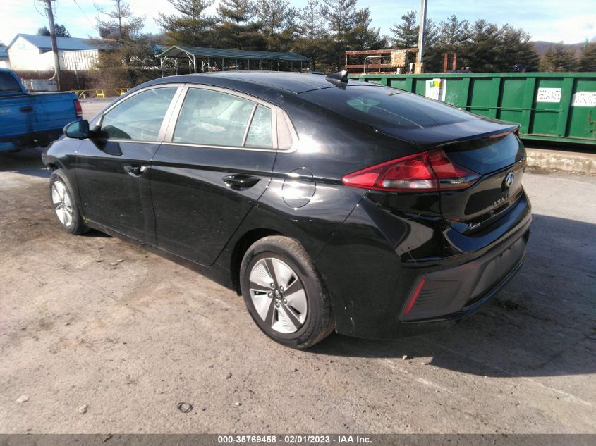 2022 HYUNDAI IONIQ HYBRID BLUE VIN: KMHC65LC5NU268181