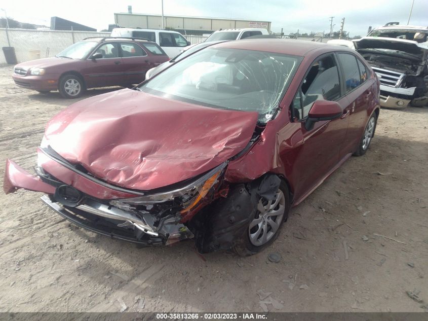 2022 TOYOTA COROLLA LE VIN: 5YFEPMAE4NP373266