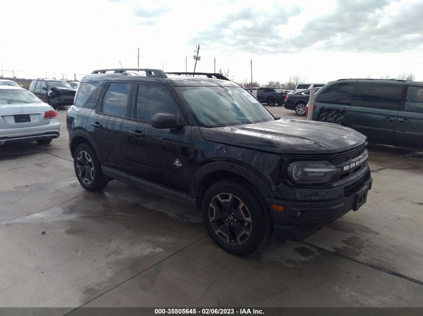 2022 FORD BRONCO SPORT OUTER BANKS VIN: 3FMCR9C6XNRD59916