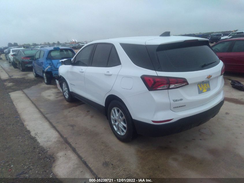 2022 CHEVROLET EQUINOX LS VIN: 3GNAXHEV5NS247122
