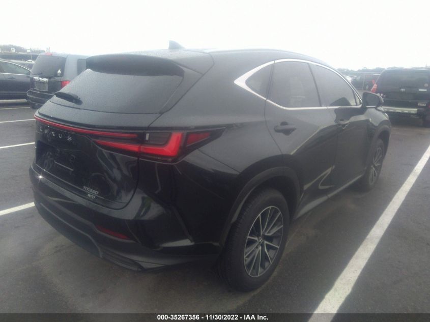 2022 LEXUS NX NX 350 PREMIUM VIN: JTJGGCEZXN5002395