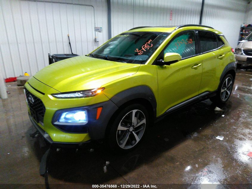 2020 HYUNDAI KONA LIMITED VIN: KM8K3CA55LU553909