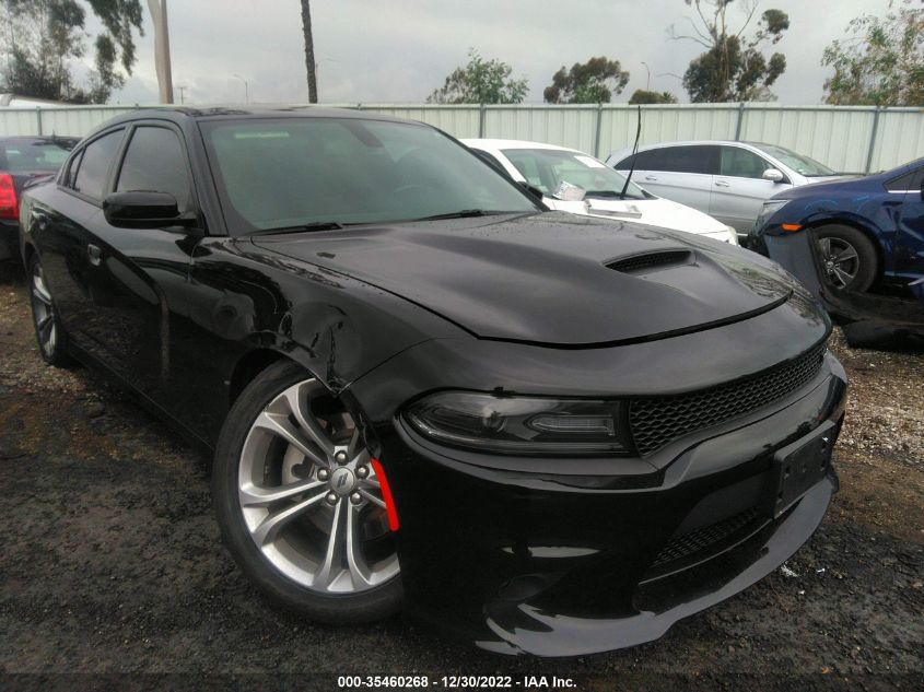 2021 DODGE CHARGER GT VIN: 2C3CDXHG2MH640261