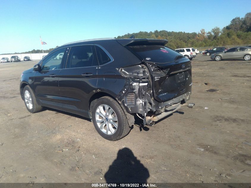 2020 FORD EDGE TITANIUM VIN: 2FMPK4K90LBA16337