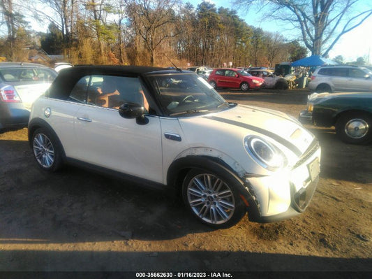 2022 MINI CONVERTIBLE COOPER S VIN: WMW43DL03N3P14512