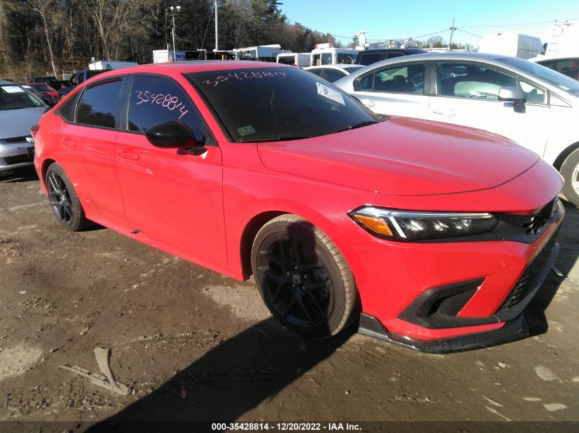 2022 HONDA CIVIC SI VIN: 2HGFE1E53NH473689