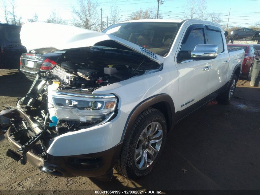 2021 RAM 1500 LONGHORN VIN: 1C6SRFKT1MN501102