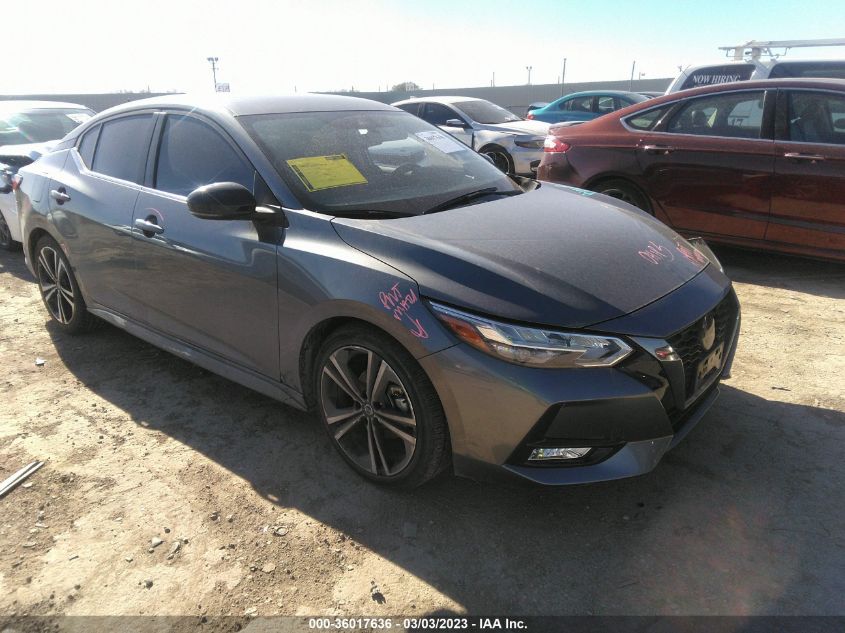 2022 NISSAN SENTRA SR VIN: 3N1AB8DV6NY212534