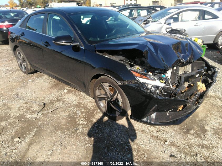 2022 HYUNDAI ELANTRA SEL VIN: KMHLN4AGXNU252531