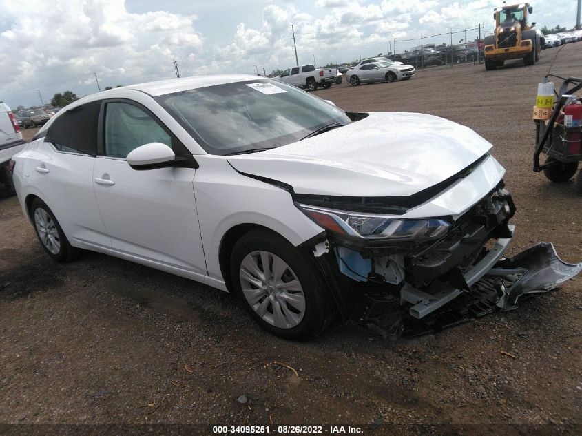 2022 NISSAN SENTRA S VIN: 3N1AB8BV5NY284330