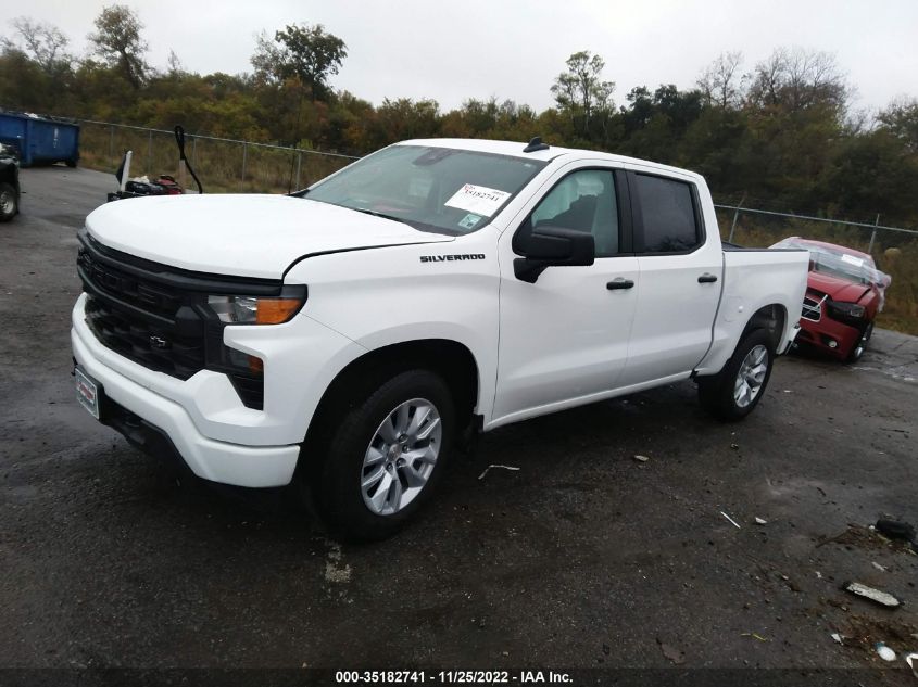 2022 CHEVROLET SILVERADO 1500 CUSTOM VIN: 3GCPABEK4NG613565