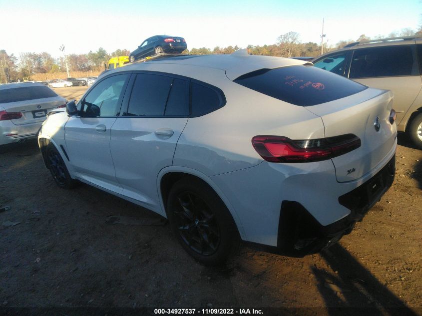 2022 BMW X4 M40I VIN: 5UX43DT00N9M58473