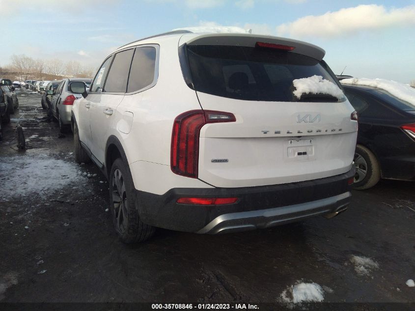 2022 KIA TELLURIDE S VIN: 5XYP6DHC3NG233200