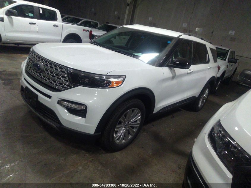 2022 FORD EXPLORER LIMITED VIN: 1FM5K8FW2NNA09329
