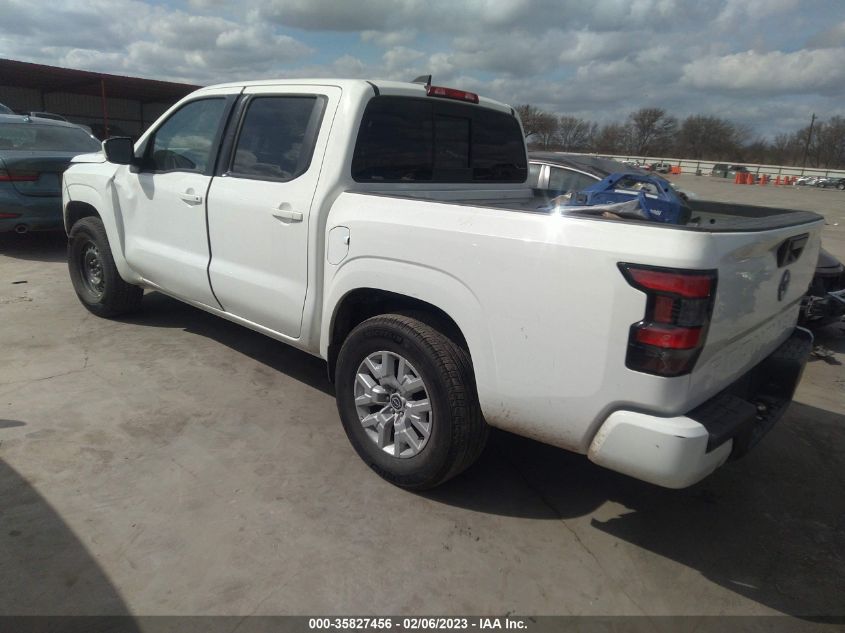 2022 NISSAN FRONTIER SV VIN: 1N6ED1EJ8NN621396