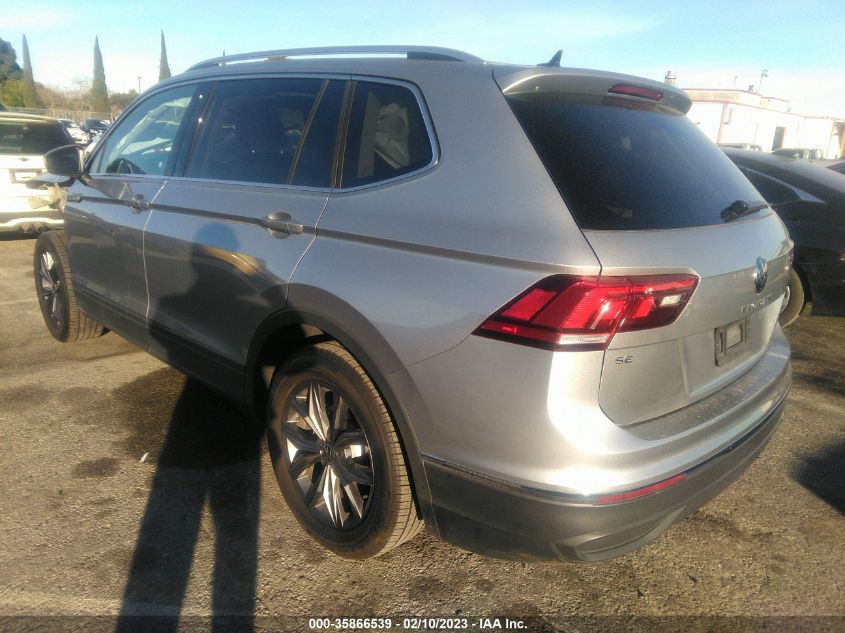 2022 VOLKSWAGEN TIGUAN SE VIN: 3VV3B7AX4NM047999