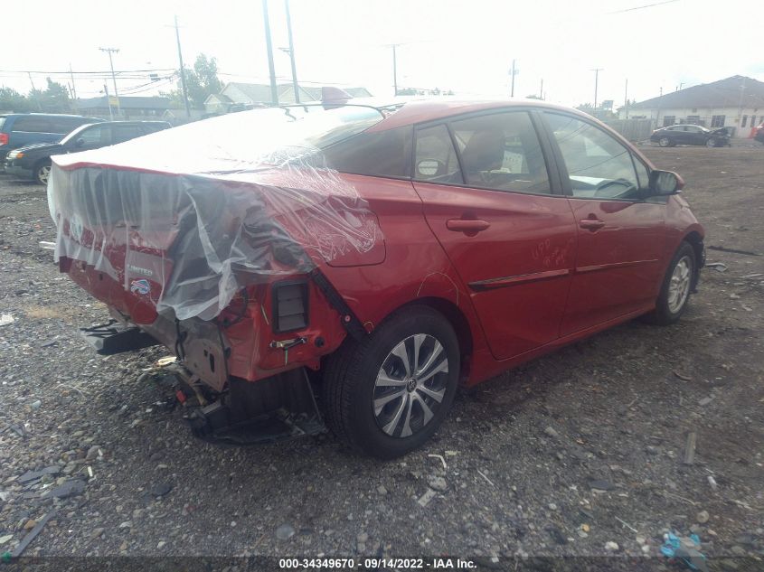 2021 TOYOTA PRIUS PRIME LE/XLE/LIMITED VIN: JTDKAMFP4M3192836