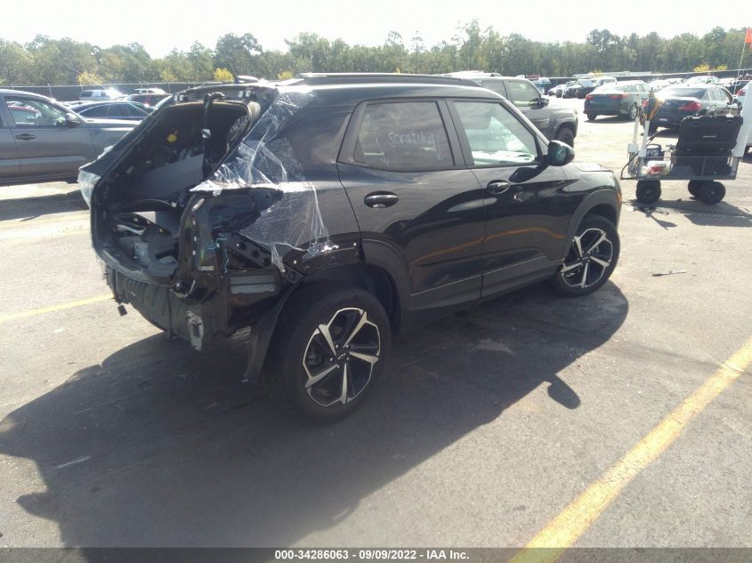 2021 CHEVROLET TRAILBLAZER RS VIN: KL79MTSL3MB039452