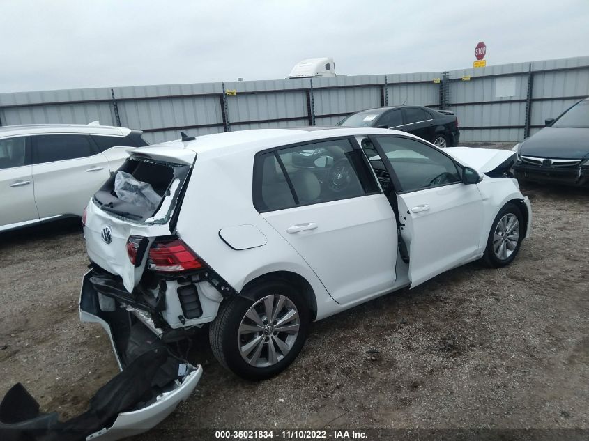 2021 VOLKSWAGEN GOLF TSI VIN: 3VWW57AU8MM006618