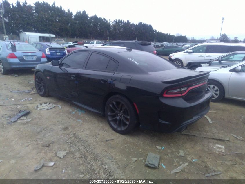 2021 DODGE CHARGER SCAT PACK VIN: 2C3CDXGJ1MH585010