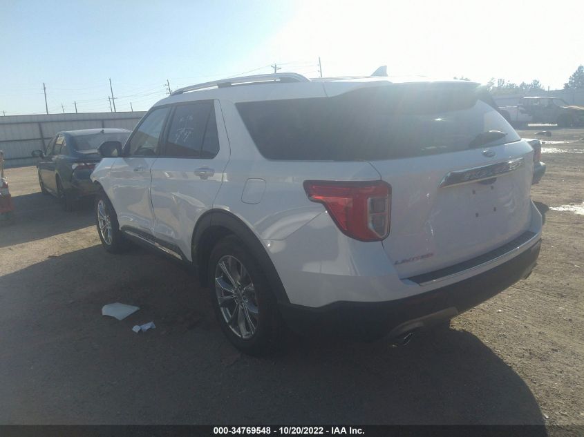 2022 FORD EXPLORER LIMITED VIN: 1FMSK7FH9NGA51807
