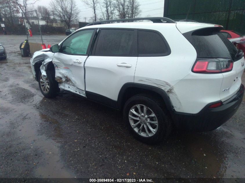 2022 JEEP CHEROKEE LATITUDE LUX VIN: 1C4PJMMX8ND546605