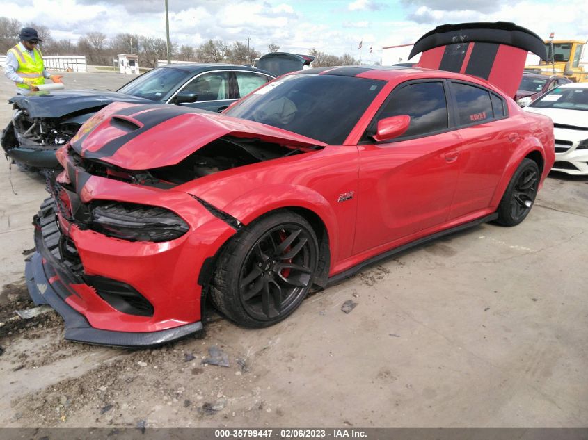 2021 DODGE CHARGER SCAT PACK WIDEBODY VIN: 2C3CDXGJ7MH543845