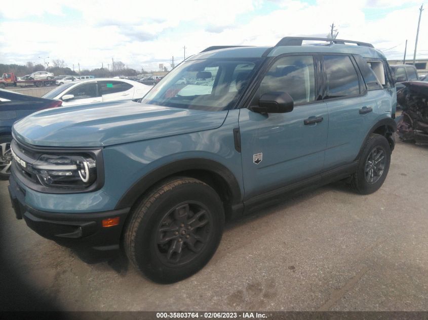 2022 FORD BRONCO SPORT BIG BEND VIN: 3FMCR9B65NRD95403