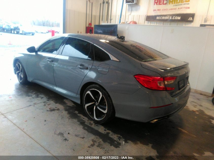 2022 HONDA ACCORD SEDAN SPORT VIN: 1HGCV1F3XNA030714