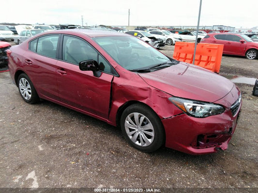 2022 SUBARU IMPREZA VIN: 4S3GKAB67N3609799