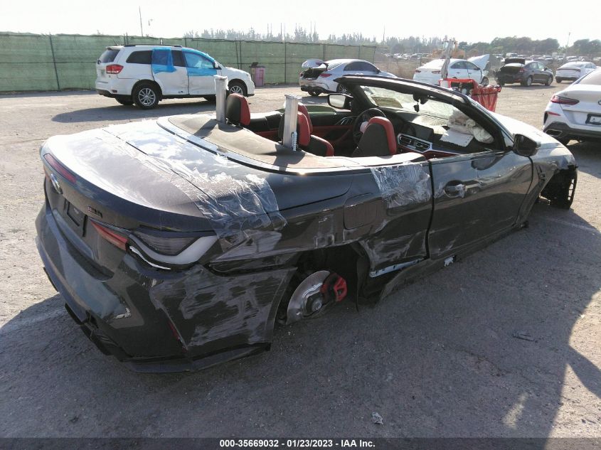 2022 BMW M4 COMPETITION XDRIVE VIN: WBS33BA07NCJ19032