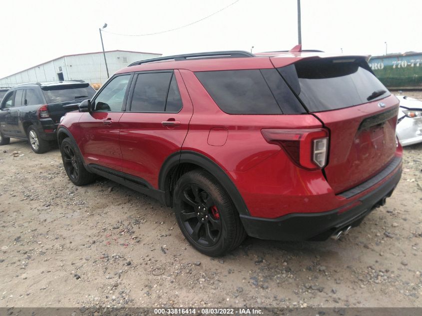 2020 FORD EXPLORER ST VIN: 1FM5K8GC8LGD12329