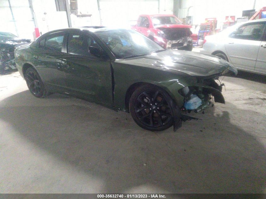 2022 DODGE CHARGER SXT VIN: 2C3CDXBGXNH208933