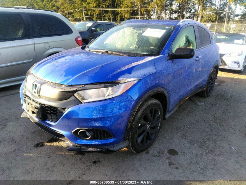 2022 HONDA HR-V SPORT VIN: 3CZRU6H18NM731513