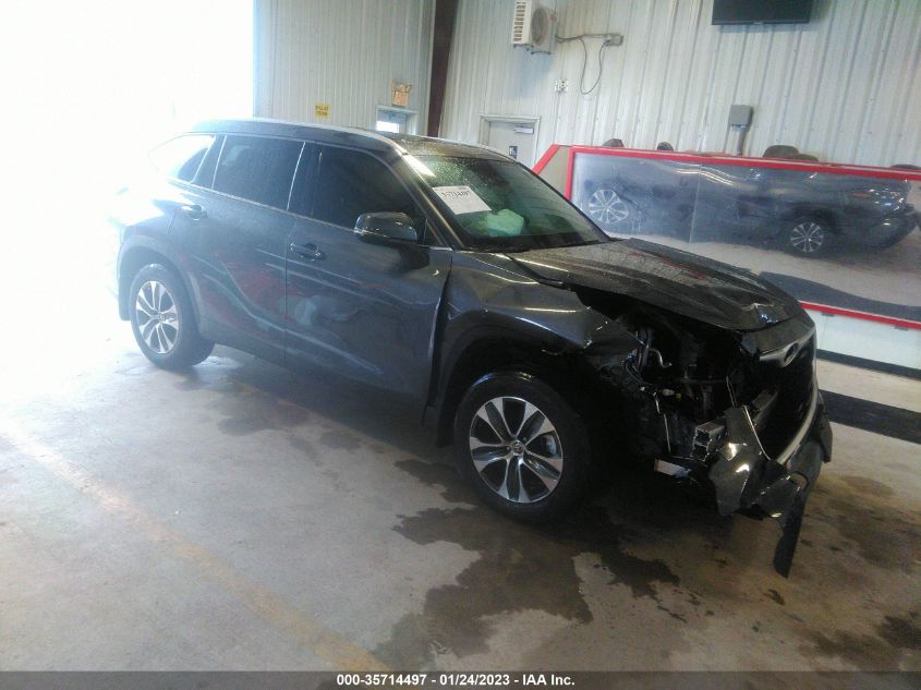 2022 TOYOTA HIGHLANDER HYBRID VIN: 5TDGARAH2NS515302