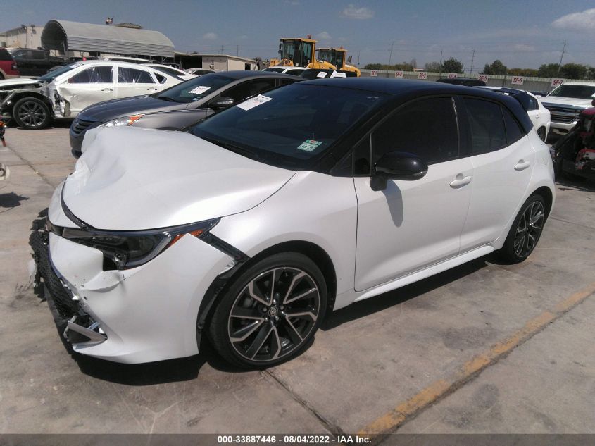 2021 TOYOTA COROLLA HATCHBACK XSE VIN: JTNA4MBE4M3127987