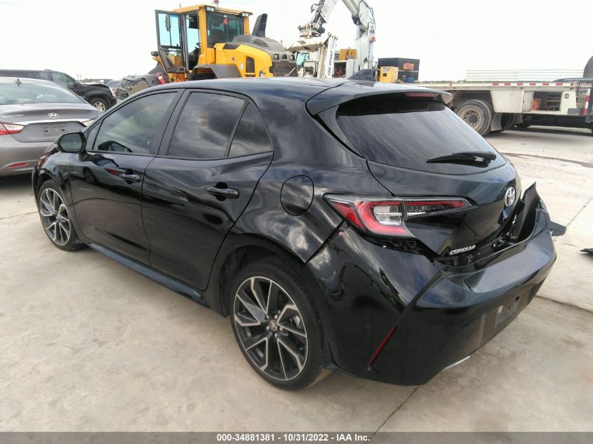 2021 TOYOTA COROLLA HATCHBACK XSE VIN: JTNC4MBE8M3114037