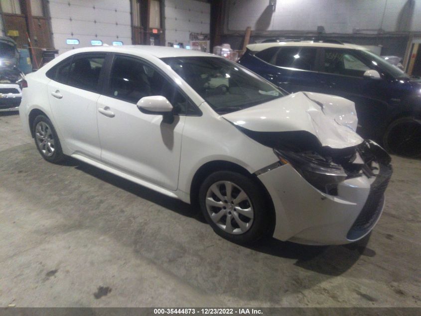 2021 TOYOTA COROLLA LE VIN: 5YFEPMAE0MP245007