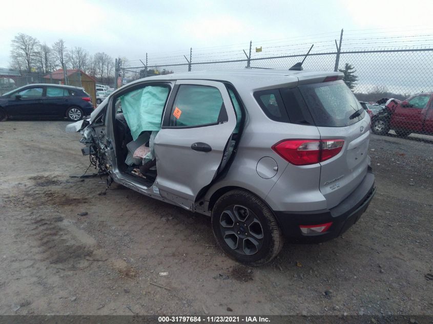 2021 FORD ECOSPORT S VIN: MAJ3S2FE8MC416815