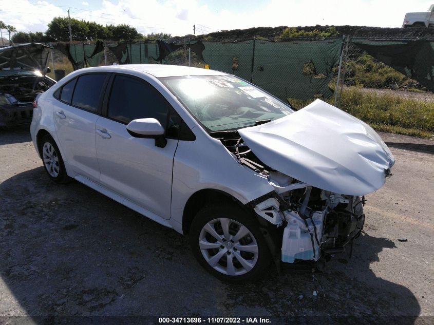 2022 TOYOTA COROLLA LE VIN: 5YFEPMAE4NP302715
