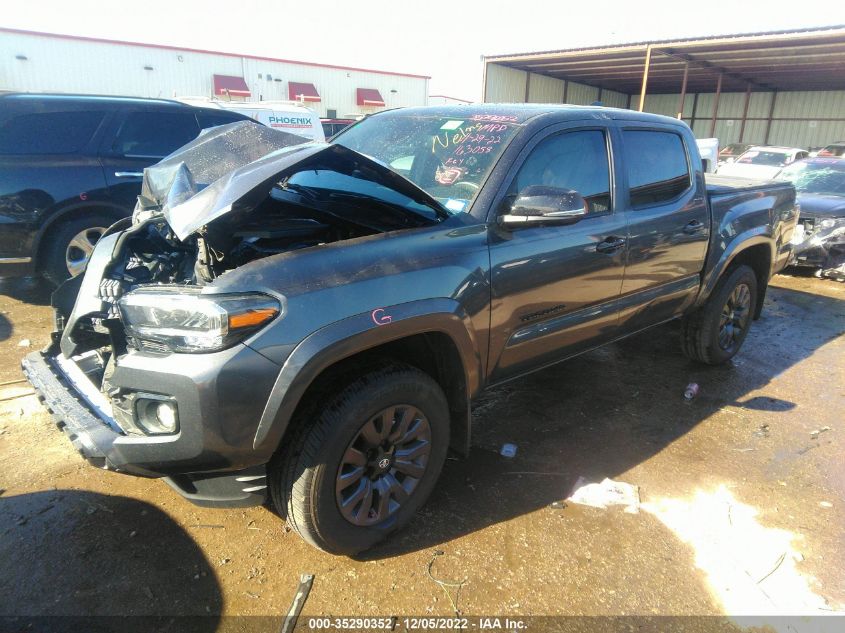 2022 TOYOTA TACOMA 2WD LIMITED VIN: 3TMEZ5CN4NM163058