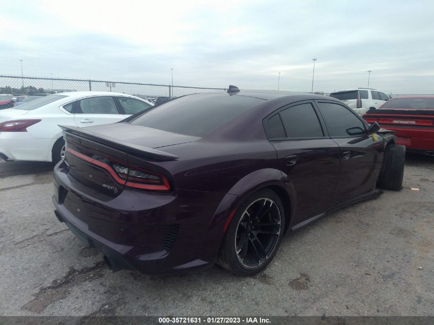 2022 DODGE CHARGER SRT HELLCAT WIDEBODY VIN: 2C3CDXL98NH102626