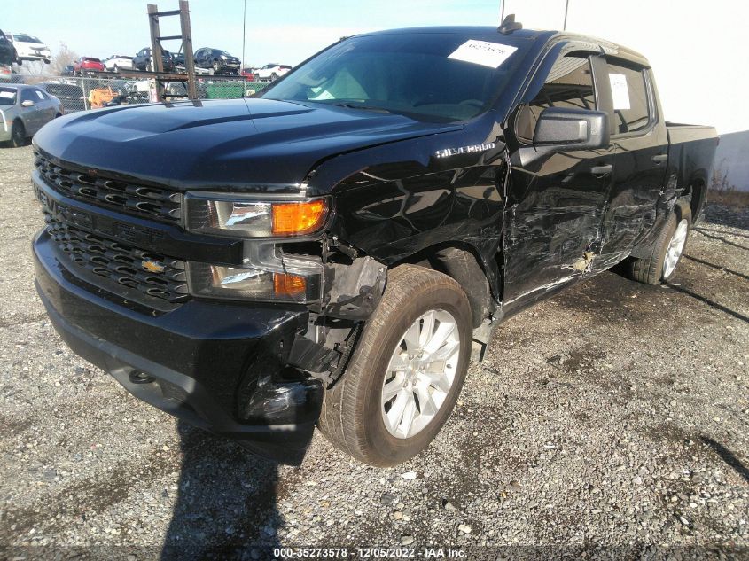 2021 CHEVROLET SILVERADO 1500 CUSTOM VIN: 1GCPYBEK6MZ393324