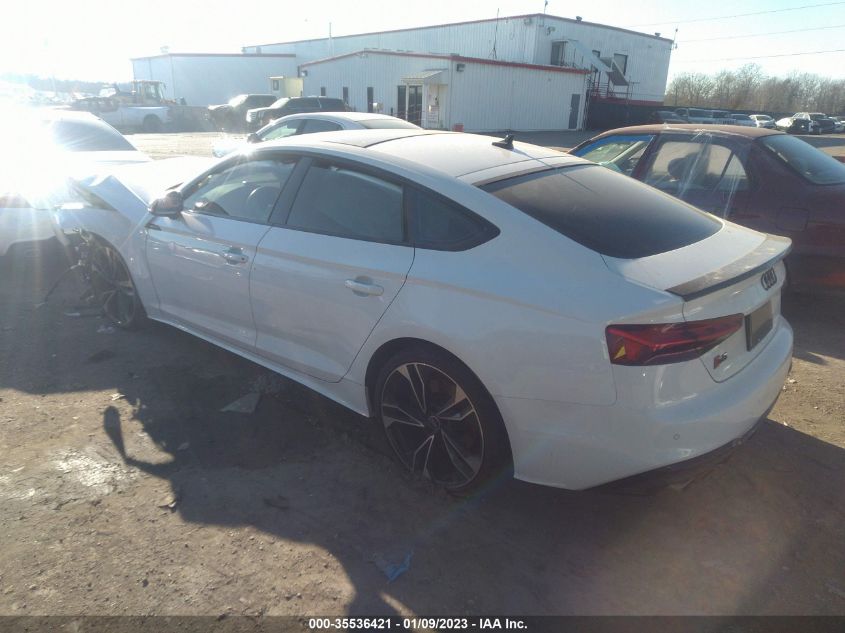 2021 AUDI S5 SPORTBACK PREMIUM PLUS VIN: WAUC4CF52MA063037